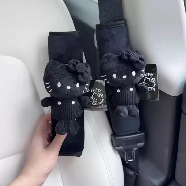 50Th Anniversary Black Hello Kitty Car Seat Belt Decorative Doll Shoulder Strap Protective Cover Female Car Seat Belt Decoration
50Th Anniversary Black Hello Kitty Car Seat Belt Decorative Doll Shoulder Strap Protective Cover Female Car Seat Belt Decoration