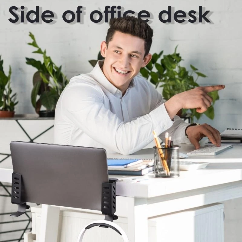 U55B Desk Side Storage Organizers Desk Laptop Holder Laptop Stand Headphone Holder Hanging Laptop Mount for Desk Side
U55B Desk Side Storage Organizers Desk Laptop Holder Laptop Stand Headphone Holder Hanging Laptop Mount for Desk Side