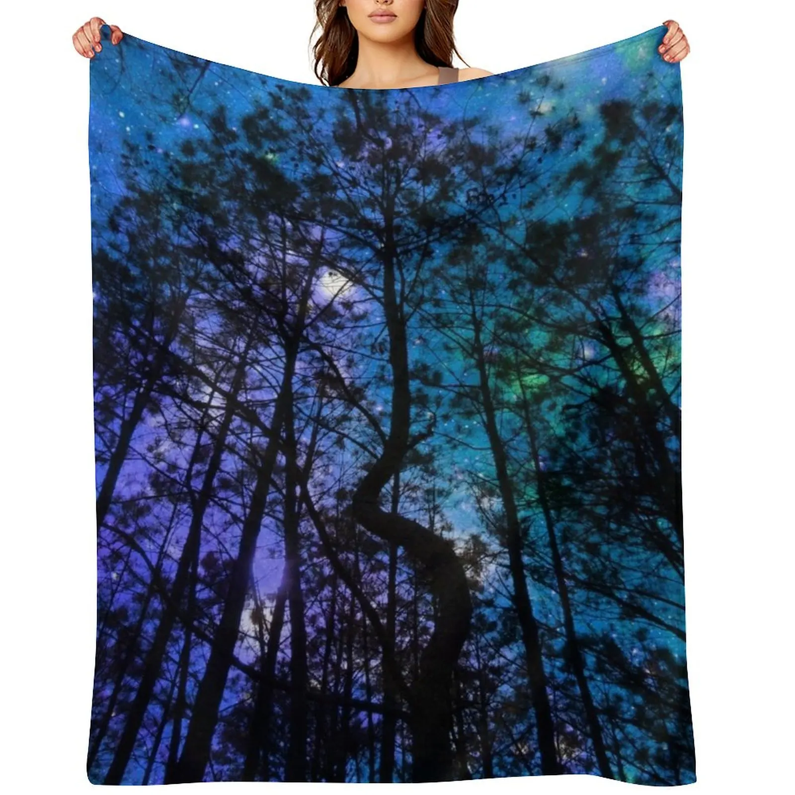 Teal Blue Purple Twisted Forest Throw Blanket Nap for babies blankets and throws Decoratives Blankets
Teal Blue Purple Twisted Forest Throw Blanket Nap for babies blankets and throws Decoratives Blankets