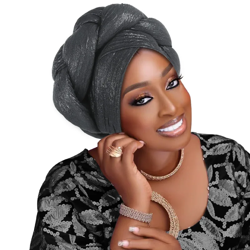 2025 Double Braid Turban Cap for Women African Lady Head Wraps Diamonds Nigeria Autogele Headtie Muslim Hat Party Headwear Mujer
2025 Double Braid Turban Cap for Women African Lady Head Wraps Diamonds Nigeria Autogele Headtie Muslim Hat Party Headwear Mujer