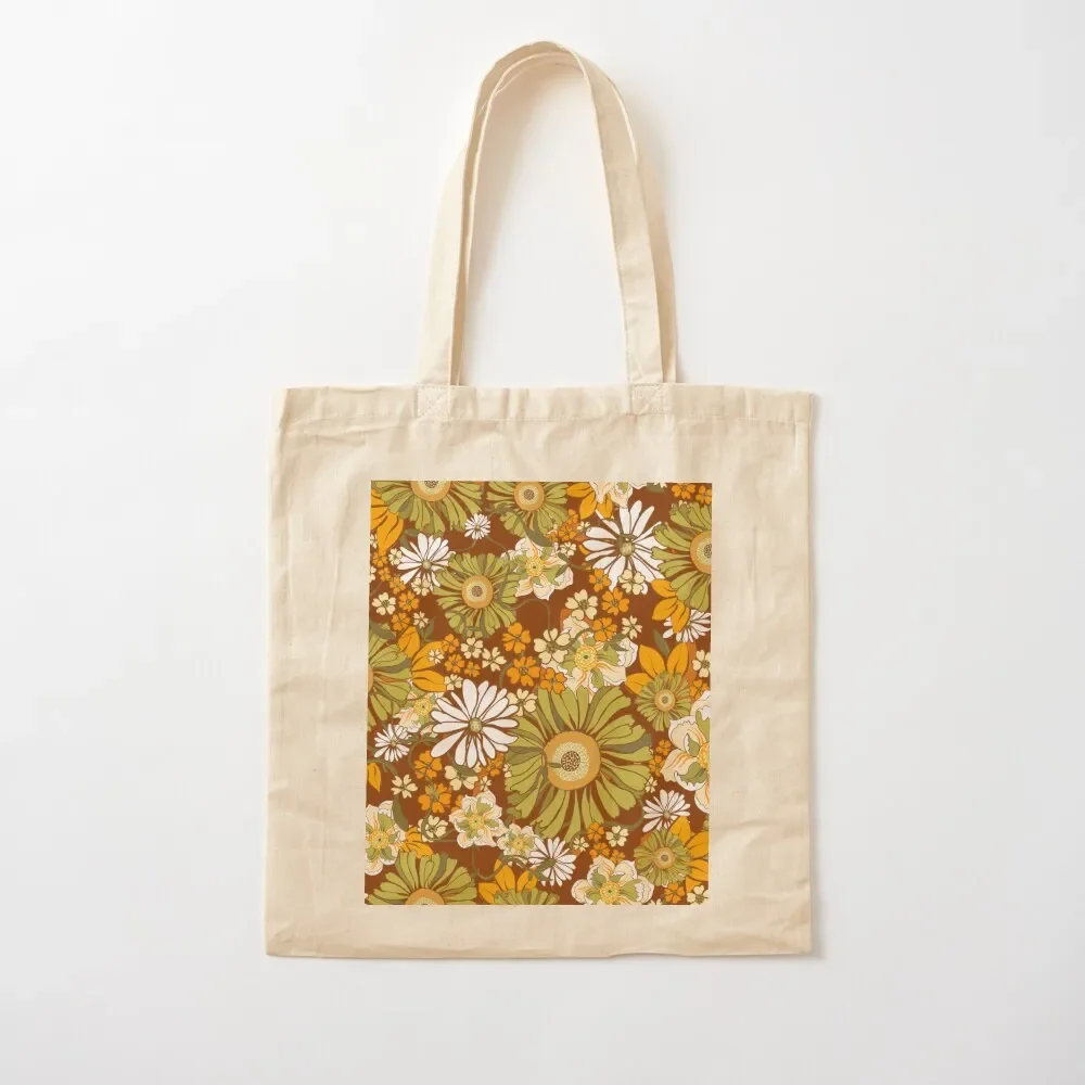 70s Retro Vintage Flower Power pattern boho, orange, brown, Tote Bag Eco bag Candy bags Tote Bag
70s Retro Vintage Flower Power pattern boho, orange, brown, Tote Bag Eco bag Candy bags Tote Bag