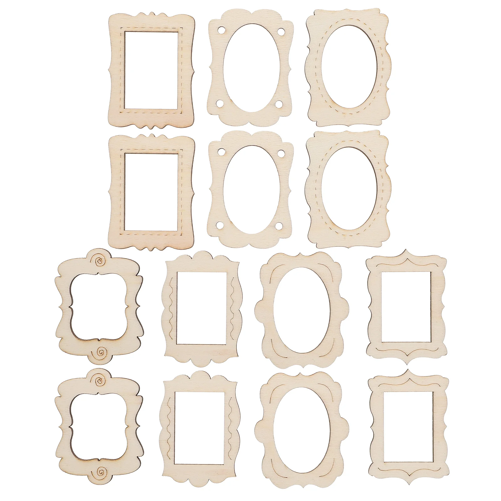 40 Pcs Home Décor Photo Frame Unfinished Picture Frames Retro Decor DIY Wooden Pictures
40 Pcs Home Décor Photo Frame Unfinished Picture Frames Retro Decor DIY Wooden Pictures