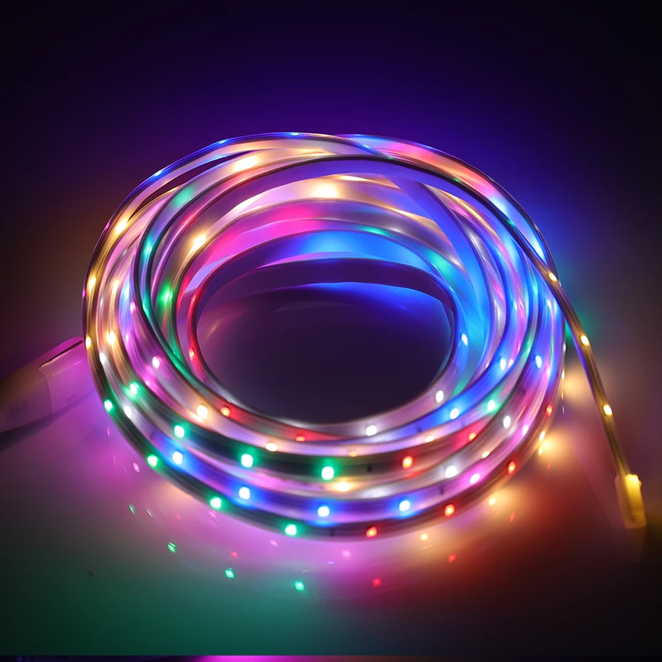 Светодиодная лента Dreamcolor 220 В, 48/96/144 светодиодов/м, IP65, водонепроницаемая, 8 режимов, гибкая лента RGB с вилкой европейского стандарта для уличного декора вечеринки
Светодиодная лента Dreamcolor 220 В, 48/96/144 светодиодов/м, IP65, водонепроницаемая, 8 режимов, гибкая лента RGB с вилкой европейского стандарта для уличного декора вечеринки