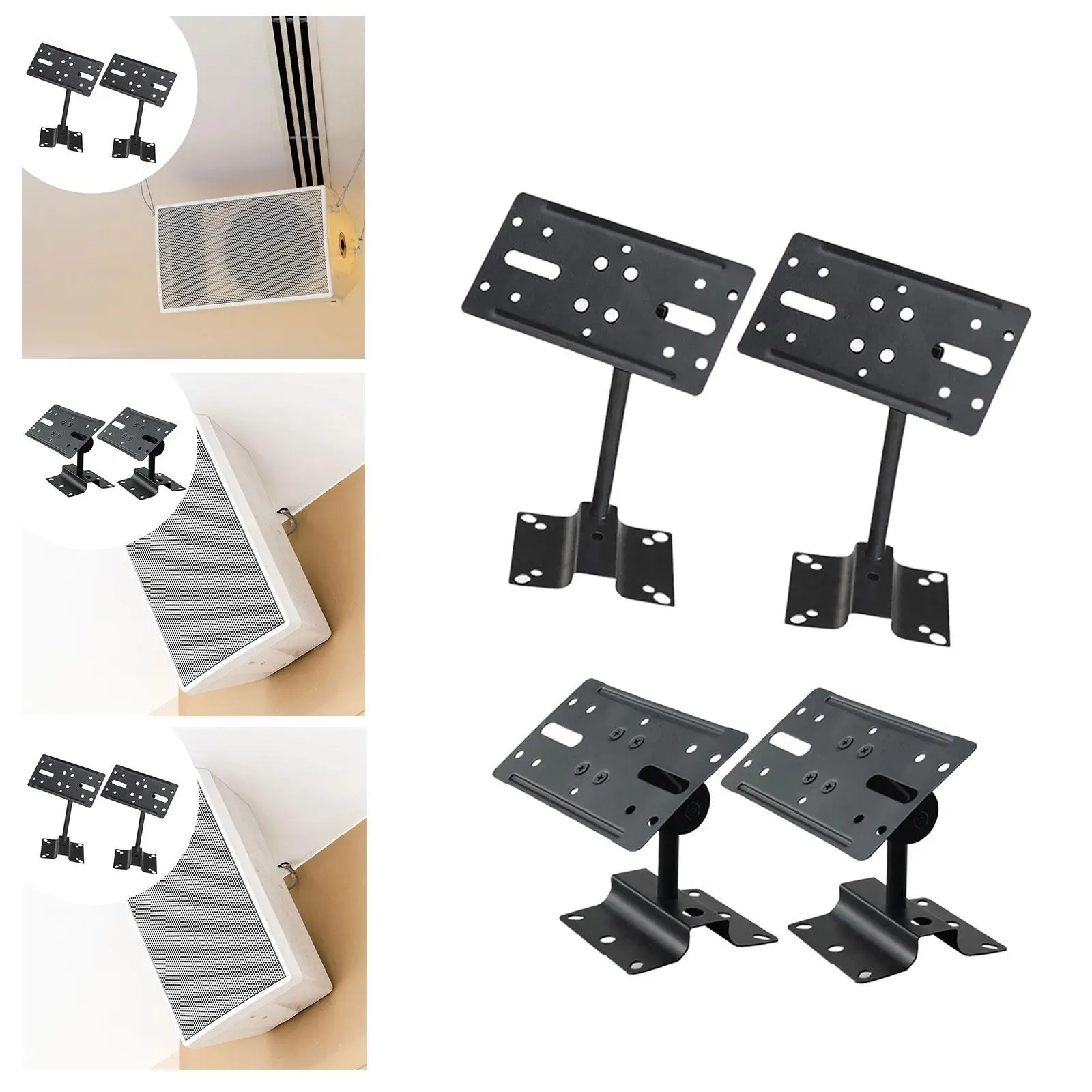 2x кронштейны для крепления динамиков, простая установка, монтажный кронштейн, держатель динамика, поддержка до 15 кг для коммерческого бара KTV, домашнего отеля
2x кронштейны для крепления динамиков, простая установка, монтажный кронштейн, держатель динамика, поддержка до 15 кг для коммерческого бара KTV, домашнего отеля