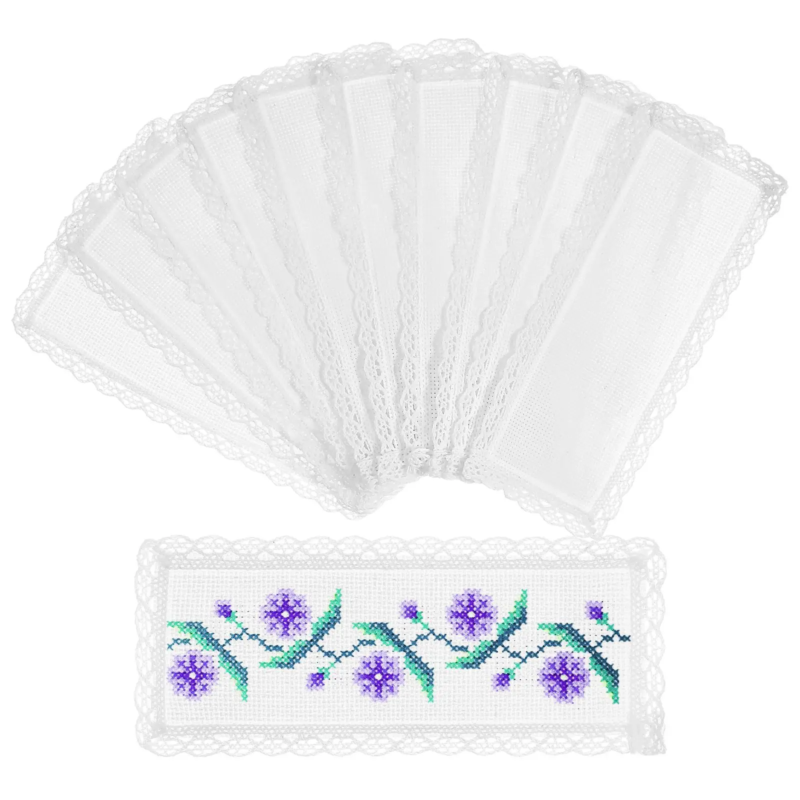 10Pcs DIY lace blank cross stitch bookmarks Cross Stitch Bookmarks Embroidery Bookmarks Blank Embroidery DIY Bookmarks Ornaments
10Pcs DIY lace blank cross stitch bookmarks Cross Stitch Bookmarks Embroidery Bookmarks Blank Embroidery DIY Bookmarks Ornaments