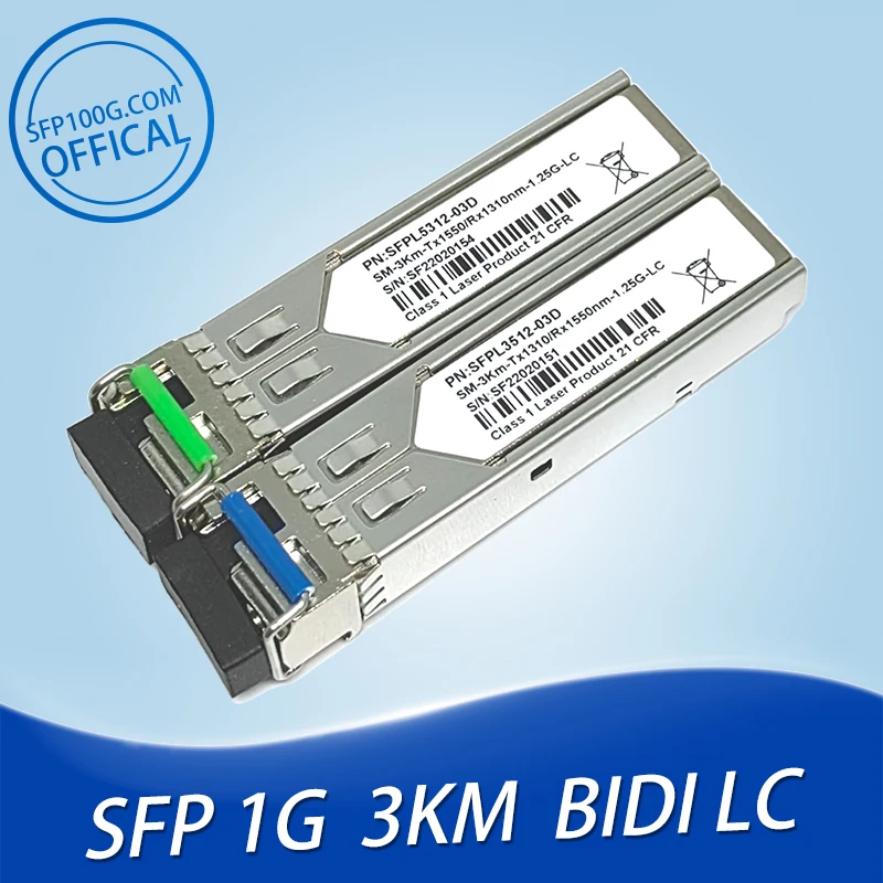 1Gb LC SFP Module Single Bidi Fiber Optical Transceiver Gigabit 3-80km Compatible with Arista/Extreme/Mikrotik/Cisco Wwitch
1Gb LC SFP Module Single Bidi Fiber Optical Transceiver Gigabit 3-80km Compatible with Arista/Extreme/Mikrotik/Cisco Wwitch