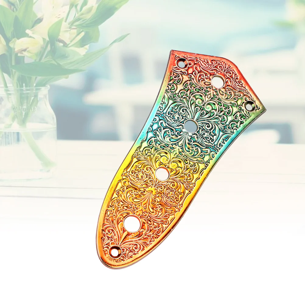 Electric Guitar Parts Contemporary Instrument 4 Hole Control Plate Carved Chrome Rainbow Bass for Vintage Style
Electric Guitar Parts Contemporary Instrument 4 Hole Control Plate Carved Chrome Rainbow Bass for Vintage Style
