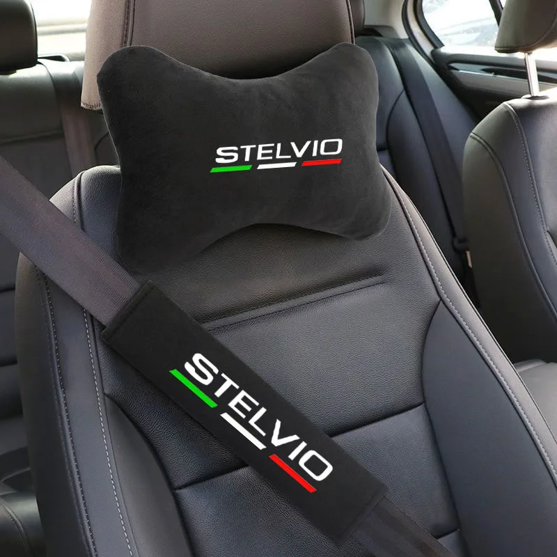 Car Headrest Neck Pillow Seat Belt Shoulder Protector for STELVIO Auto Accessories
Car Headrest Neck Pillow Seat Belt Shoulder Protector for STELVIO Auto Accessories