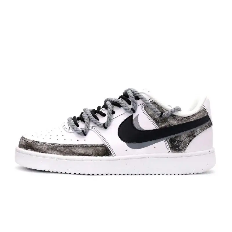 【Настроить】Nike Court Vision 1, мужские кроссовки для скейтбординга с низким берцем, черные/белые/серые кроссовки DH2987-101
【Настроить】Nike Court Vision 1, мужские кроссовки для скейтбординга с низким берцем, черные/белые/серые кроссовки DH2987-101