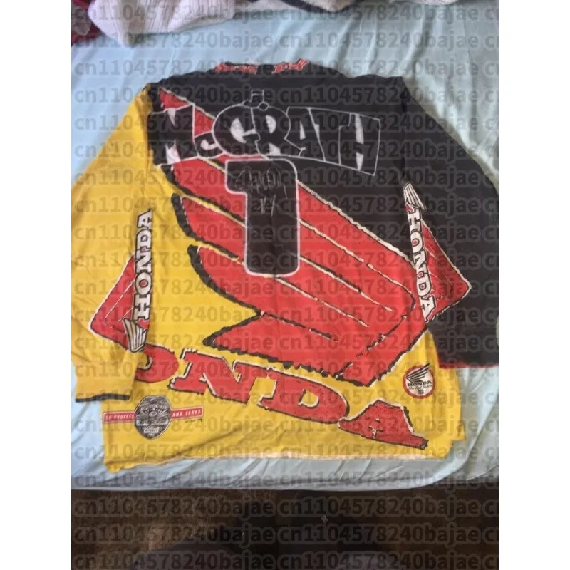 Honda Off-road Motorcycle Jersey #1 CARMICHAEL Long Sleeve T-Shirt Breathable Quick Drying Mountain Bike Racing Sport Top
Honda Off-road Motorcycle Jersey #1 CARMICHAEL Long Sleeve T-Shirt Breathable Quick Drying Mountain Bike Racing Sport Top