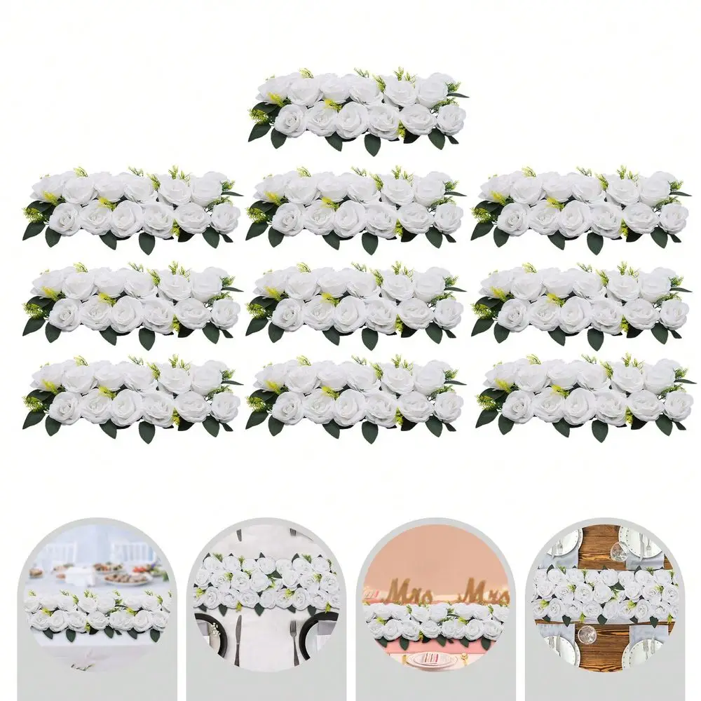 Pcs Flower Wedding Centerpieces, Wedding Arch Artificial Flower Panels, Silk Faux Floral Arrangement For Wedding Party Dining T
Pcs Flower Wedding Centerpieces, Wedding Arch Artificial Flower Panels, Silk Faux Floral Arrangement For Wedding Party Dining T