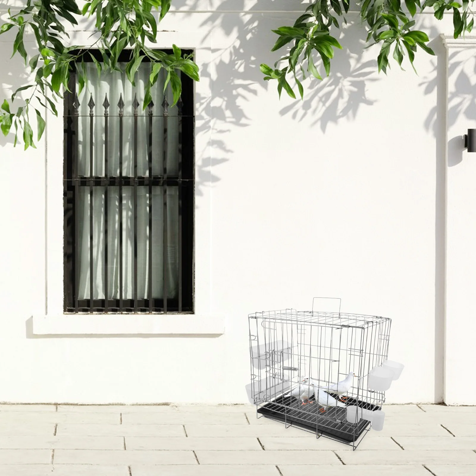 Folding Pigeon Cage Breeding Pairing Portable Bird Cage Safe Escapeproof Nest Training Feeding Tray Homing Pigeons Canaries
Folding Pigeon Cage Breeding Pairing Portable Bird Cage Safe Escapeproof Nest Training Feeding Tray Homing Pigeons Canaries