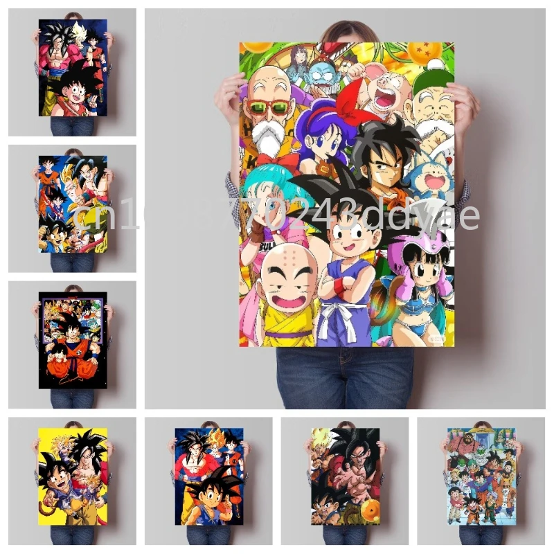 Classic Japanese Anime Dragon Ball Goku HD Poster Home Living Room Bedroom Wall Decoration Canvas Painting Children's Gifts
Classic Japanese Anime Dragon Ball Goku HD Poster Home Living Room Bedroom Wall Decoration Canvas Painting Children's Gifts
