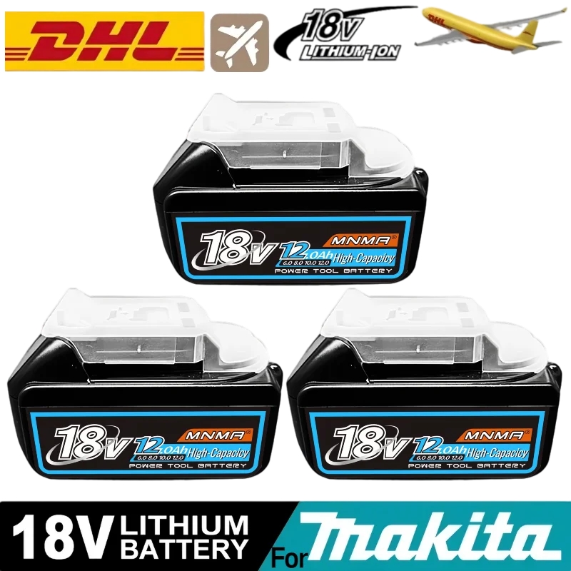 12.0Ah For Makita battery 18V BL1860B lithium-ion battery,for makita 18V power tool DTD173 DGA404 DDF486Z DJV184 DUC258 DJR188
12.0Ah For Makita battery 18V BL1860B lithium-ion battery,for makita 18V power tool DTD173 DGA404 DDF486Z DJV184 DUC258 DJR188