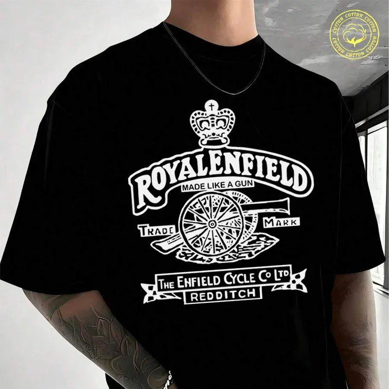 Vintage Classic Royal Enfield Motorcycle Gun Premium Biker T-shirt Moto Men Summer T Shirts Casual High Quelity O-neck Tees
Vintage Classic Royal Enfield Motorcycle Gun Premium Biker T-shirt Moto Men Summer T Shirts Casual High Quelity O-neck Tees