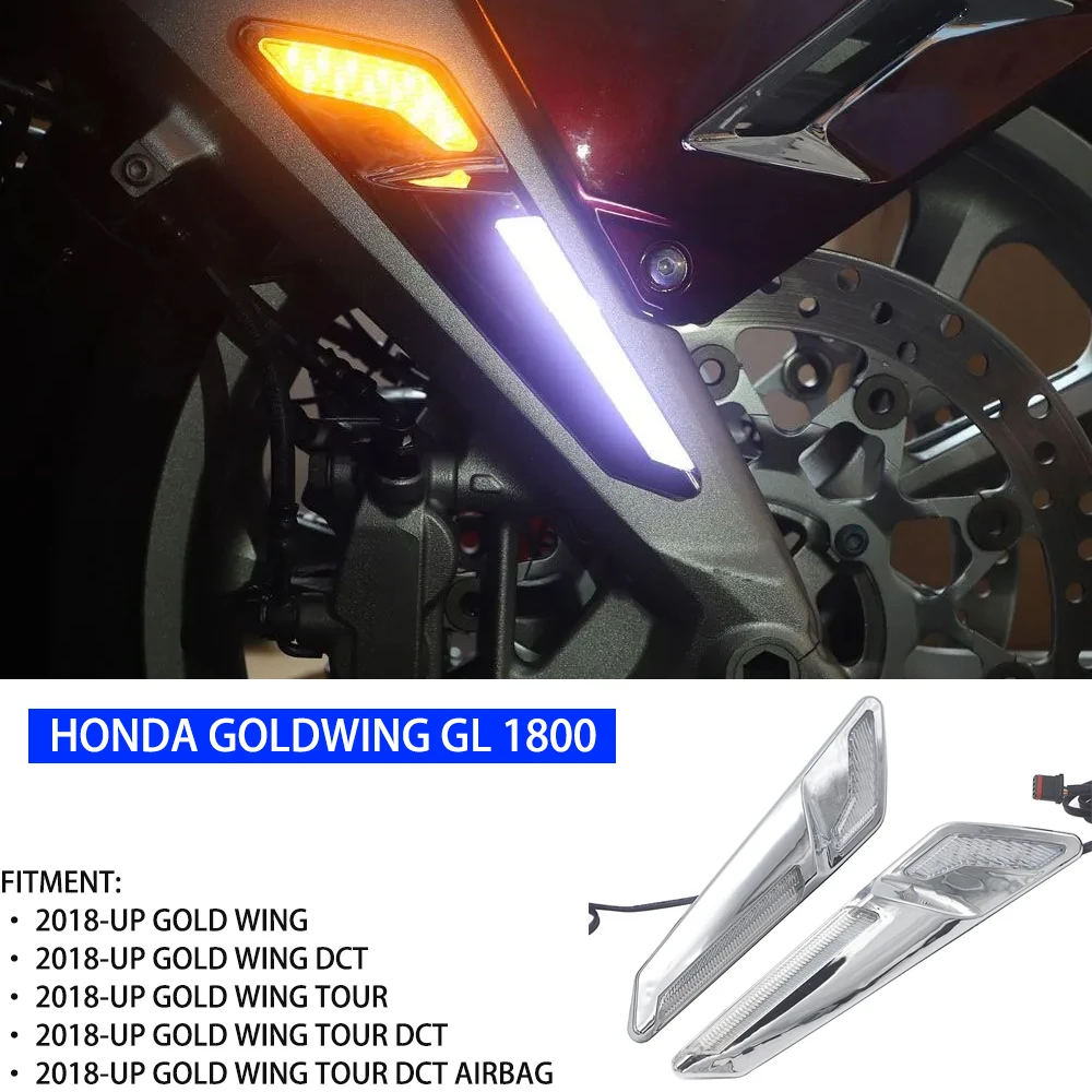 Для Honda Goldwing GL 1800 GL1800 F6B 2018-UP мотоциклетные передние тормозные фонари с вилкой NAV светодиодные фонари хромированного или черного цвета 2019 2020
Для Honda Goldwing GL 1800 GL1800 F6B 2018-UP мотоциклетные передние тормозные фонари с вилкой NAV светодиодные фонари хромированного или черного цвета 2019 2020