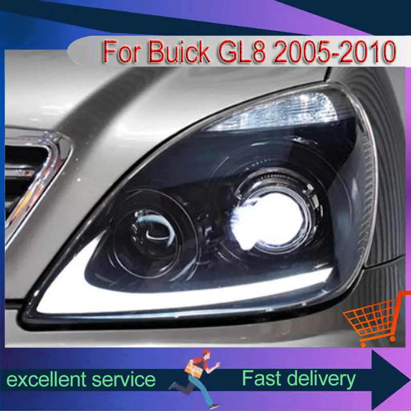 2 шт. автоматические обновленные фары для Buick GL8 2005-2010, передняя лампа, модифицированная DRL фара, светодиодный объектив проектора, инструмент, автомобильные детали, аксессуары
2 шт. автоматические обновленные фары для Buick GL8 2005-2010, передняя лампа, модифицированная DRL фара, светодиодный объектив проектора, инструмент, автомобильные детали, аксессуары