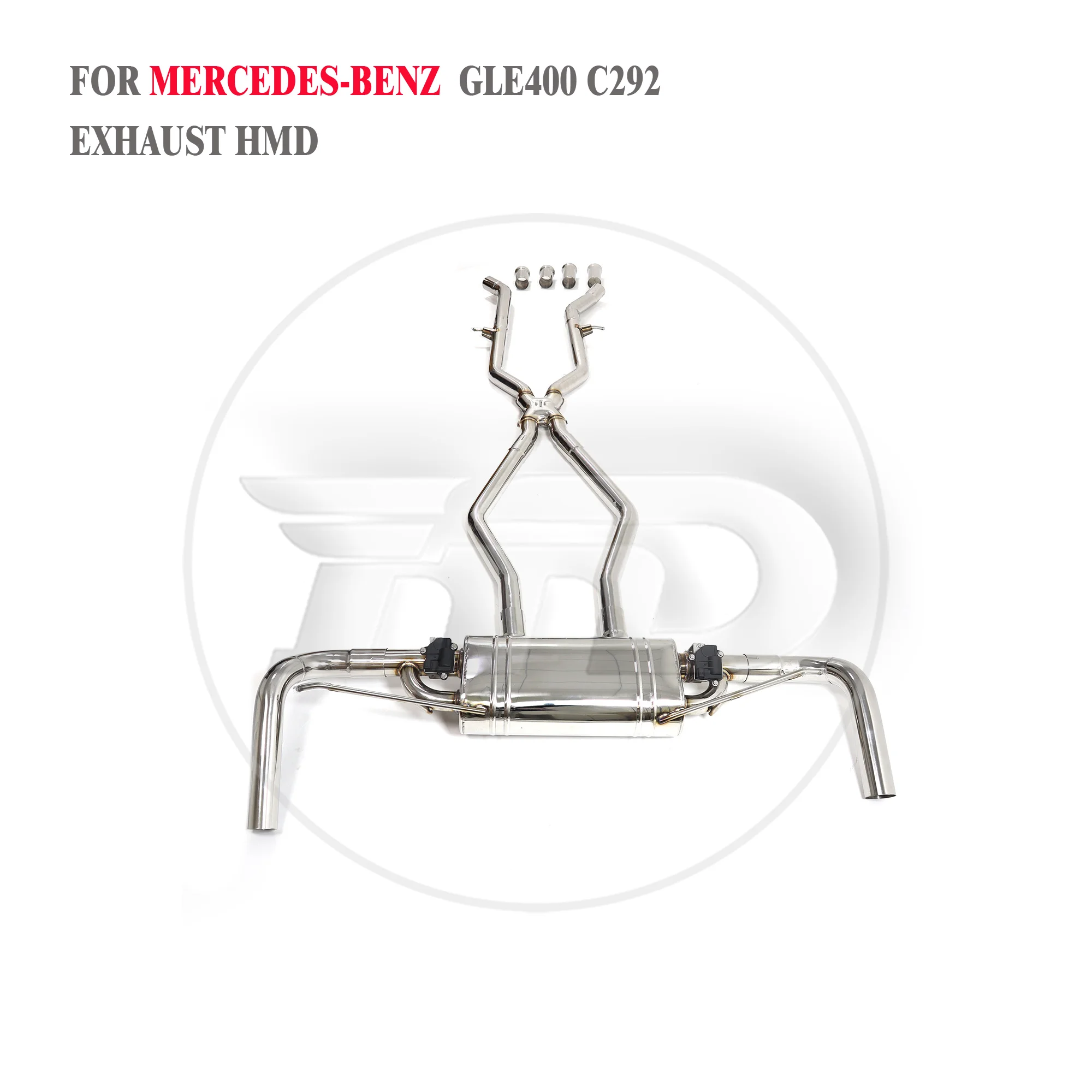 Customizable Catback For Mercedes Benz GLE400 C292 Stainless Steel Exhaust System Electronic Valve Muffler Non-destructive HMD
Customizable Catback For Mercedes Benz GLE400 C292 Stainless Steel Exhaust System Electronic Valve Muffler Non-destructive HMD