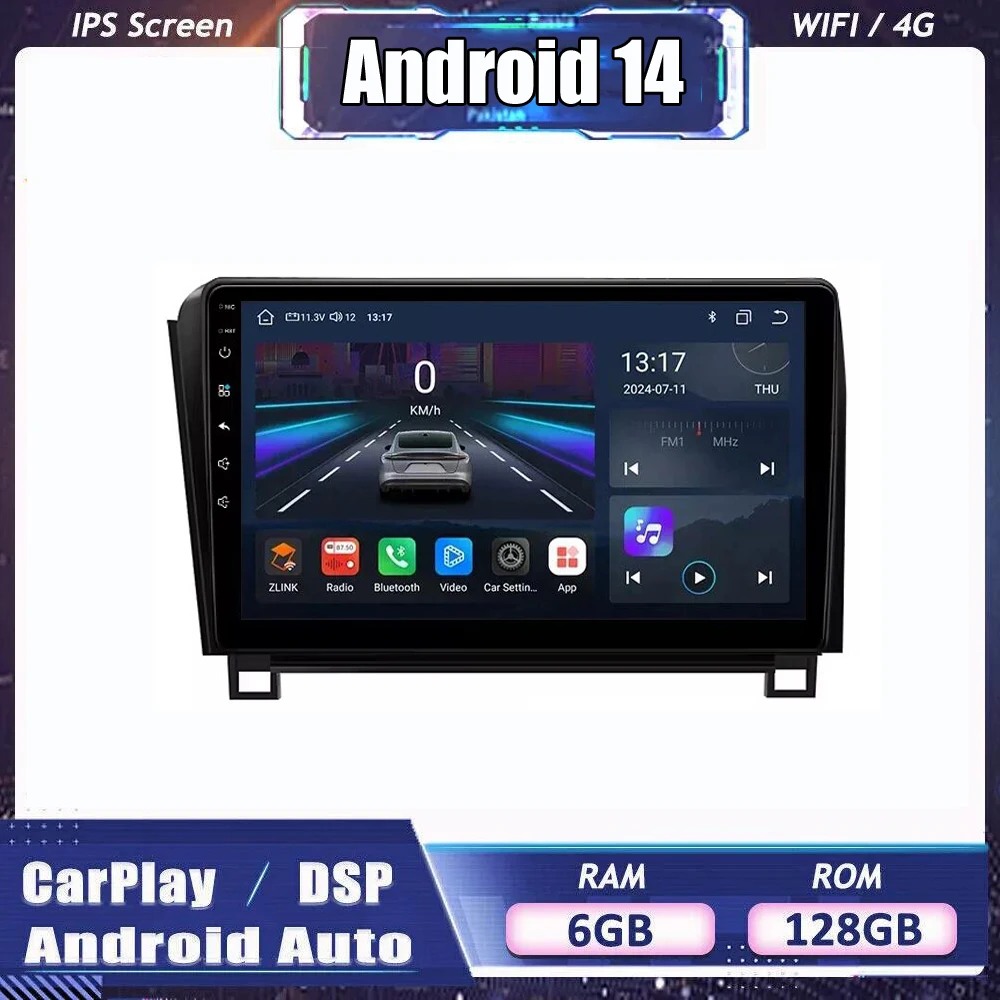 4G+WIFI Carplay Car Radio For Toyota Tundra XK50 2007 - 2013 Sequoia XK60 2008 - 2017 Navigation GPS Multimedia stereo
4G+WIFI Carplay Car Radio For Toyota Tundra XK50 2007 - 2013 Sequoia XK60 2008 - 2017 Navigation GPS Multimedia stereo