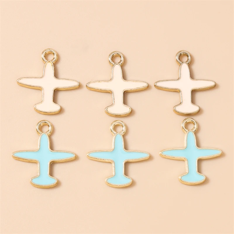 20pcs 18x19mm Cute Enamel Enamel Airplane Charms Pendants for Jewelry Making Necklaces Earrings Bracelets DIY Crafts Accessories
20pcs 18x19mm Cute Enamel Enamel Airplane Charms Pendants for Jewelry Making Necklaces Earrings Bracelets DIY Crafts Accessories