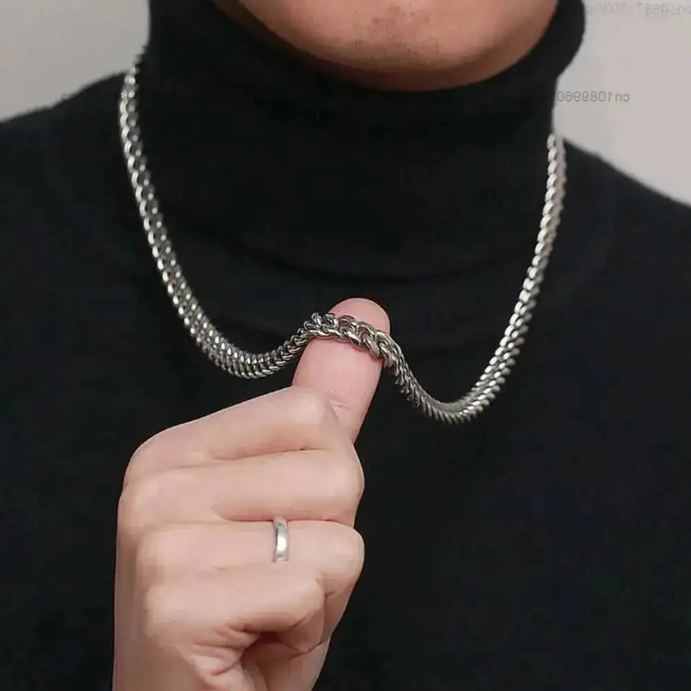 Basic Punk S925 Sterling Silver Hip Hop Cuban Miami Chain Necklace
Basic Punk S925 Sterling Silver Hip Hop Cuban Miami Chain Necklace