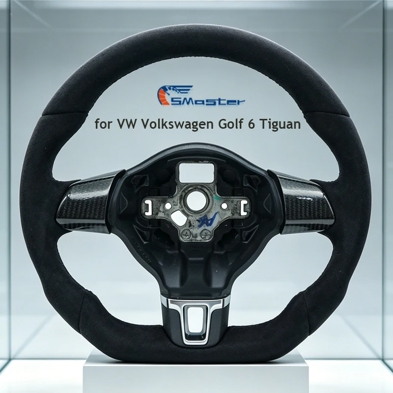 for VW Volkswagen Tiguan Golf 6 MK6 Passat B7 CC Full Suede Flat Bottom Steering Wheel Black Stitching Without Paddle Shifters
for VW Volkswagen Tiguan Golf 6 MK6 Passat B7 CC Full Suede Flat Bottom Steering Wheel Black Stitching Without Paddle Shifters