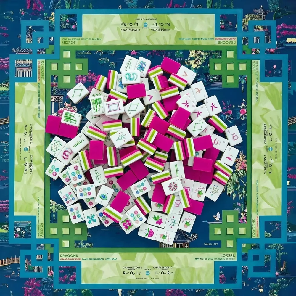Stock 160 Tiles Luxury American Mahjong Set Art Deco Rose Acrylic Mat Green 4-Layer Engraved Poker Entertainment
Stock 160 Tiles Luxury American Mahjong Set Art Deco Rose Acrylic Mat Green 4-Layer Engraved Poker Entertainment