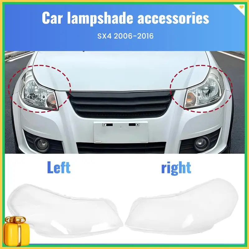 Premium 2PCS Car Lampshade Headlight Cover Transparent Head Light Lamp Cover Glass Shell Mask Hardening For Suzuki SX4 2006-2016
Premium 2PCS Car Lampshade Headlight Cover Transparent Head Light Lamp Cover Glass Shell Mask Hardening For Suzuki SX4 2006-2016