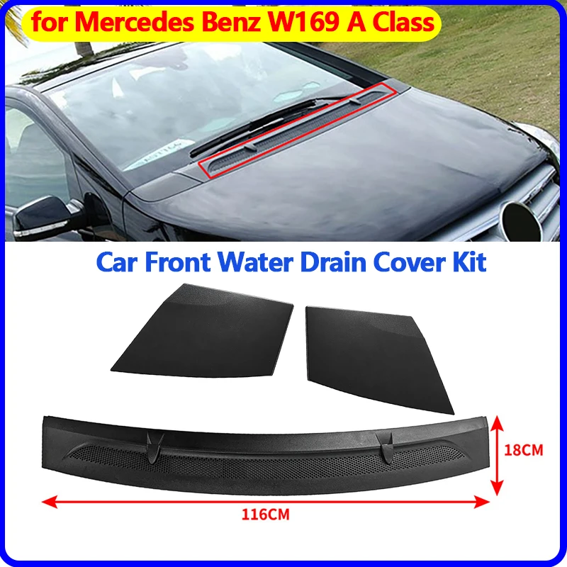 Car Front Windshield Hood Water Drain Cover for Mercedes Benz A Class W169 B Class W245 Car Front Water Drain Cover Kit
Car Front Windshield Hood Water Drain Cover for Mercedes Benz A Class W169 B Class W245 Car Front Water Drain Cover Kit
