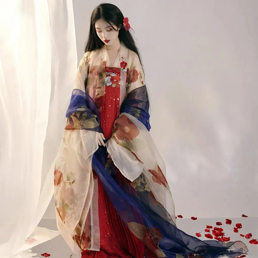 Hanfu 4 шт. древний китайский костюм женская одежда традиционные танцевальные костюмы Hanfu народное сказочное платье для выпускного платья 2025
Hanfu 4 шт. древний китайский костюм женская одежда традиционные танцевальные костюмы Hanfu народное сказочное платье для выпускного платья 2025