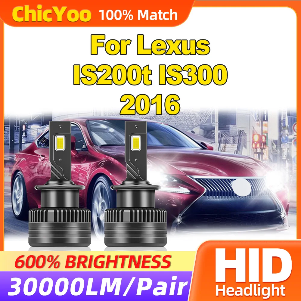 120W Xenon Headlamp Bulbs 30000LM Super Bright Auto Lamps 6000K White 12V Plug And Play Front Lights For Lexus IS200t IS300 2016
120W Xenon Headlamp Bulbs 30000LM Super Bright Auto Lamps 6000K White 12V Plug And Play Front Lights For Lexus IS200t IS300 2016