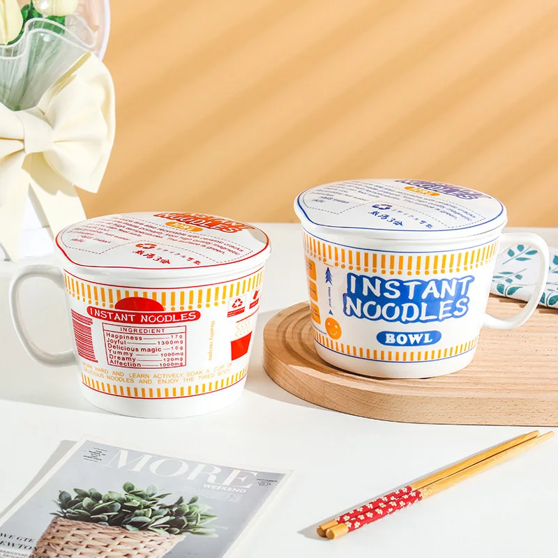 1150ml Ceramic Instant Noodle Bowl with Lid for Dorms And Home Kitchens Keeps Noodles Warm And Fresh
1150ml Ceramic Instant Noodle Bowl with Lid for Dorms And Home Kitchens Keeps Noodles Warm And Fresh