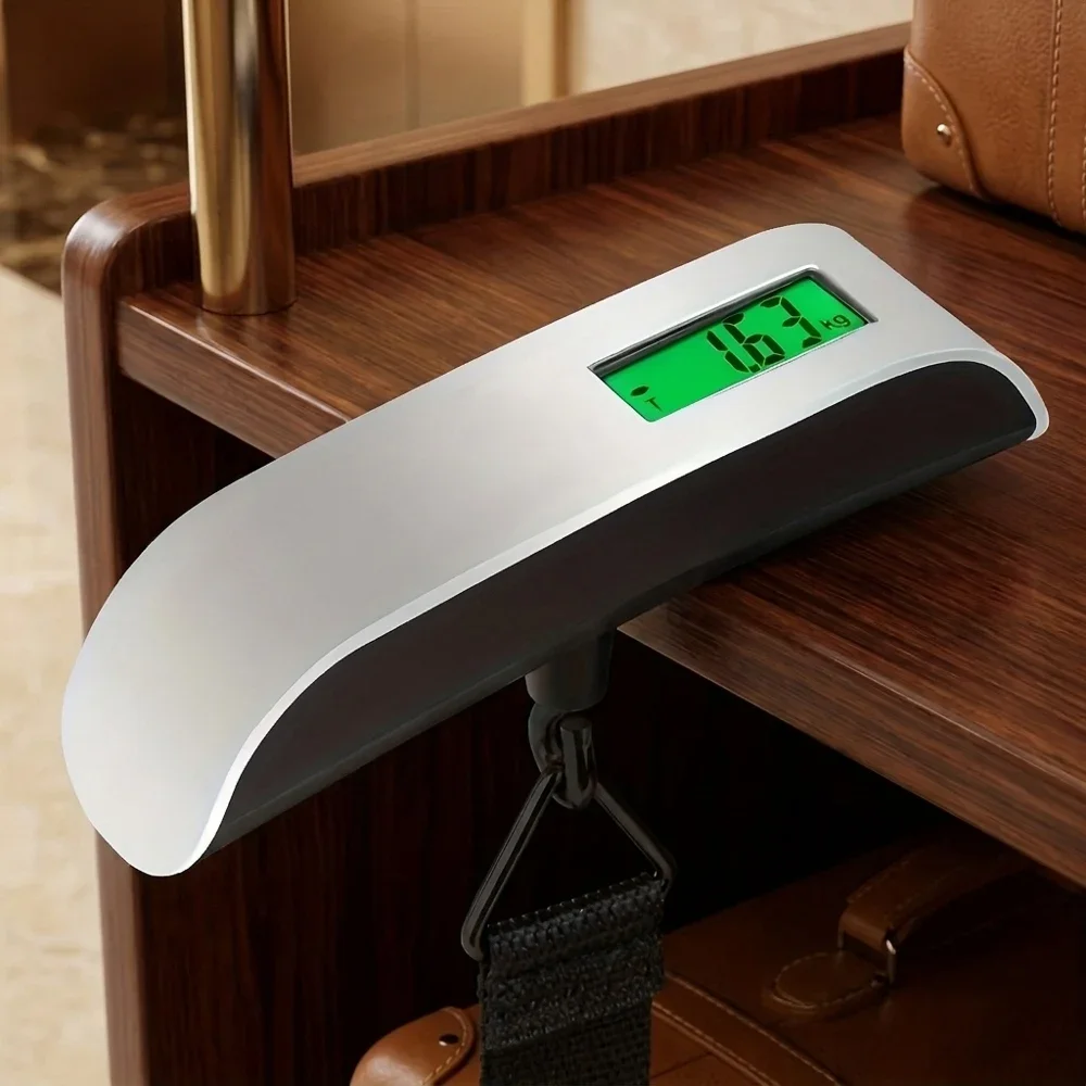 Lightweight Portable Hanging Digital Scale Backlit Display Handheld T-Shaped Electronic Scale Max 50Kg/110lb for Travel Luggage
Lightweight Portable Hanging Digital Scale Backlit Display Handheld T-Shaped Electronic Scale Max 50Kg/110lb for Travel Luggage