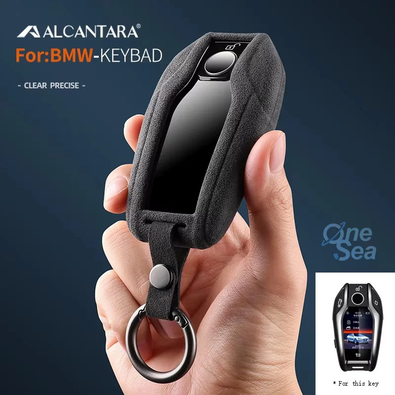 Alcantara Car liquid crystal LED Display Key Cover Key Case For BMW 7 series 740 530l 6 Series GT x3 new 5 series Keychain
Alcantara Car liquid crystal LED Display Key Cover Key Case For BMW 7 series 740 530l 6 Series GT x3 new 5 series Keychain
