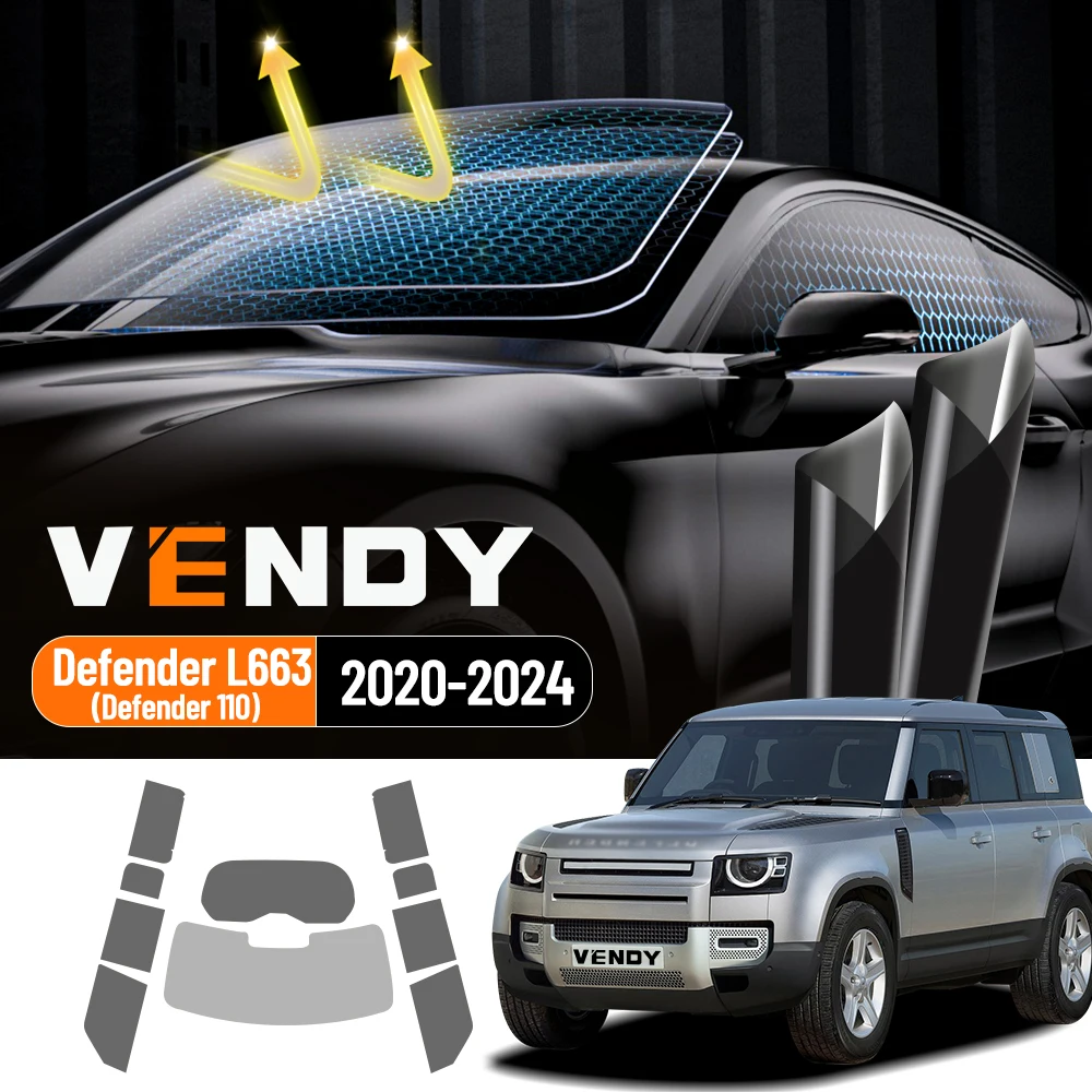 For Land Rover Defender L663 110 2020-2024 Pre-Cut Easy Install Car Window Tint Film Kit Solar Tinted Privacy,Heat &UV Protectio
For Land Rover Defender L663 110 2020-2024 Pre-Cut Easy Install Car Window Tint Film Kit Solar Tinted Privacy,Heat &UV Protectio