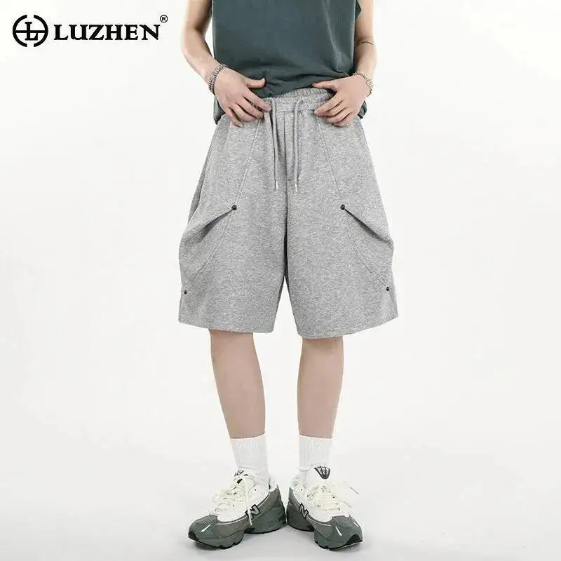 LUZHEN 2026 Summer Solid Color Baggy Straight Five-pointed Pants Men's Fashion Pleated Design High Quality Sports Shorts JY6909
LUZHEN 2026 Summer Solid Color Baggy Straight Five-pointed Pants Men's Fashion Pleated Design High Quality Sports Shorts JY6909