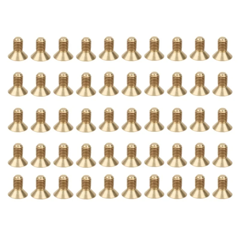 50Pcs Flat Hex Socket Screw M3 Pure Copper Countersunk Head Industrial Hardware ToolM3 X 6
50Pcs Flat Hex Socket Screw M3 Pure Copper Countersunk Head Industrial Hardware ToolM3 X 6