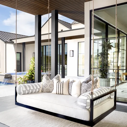 Furniture Factory Outdoor Garden Hammock Aluminum Modern Aluminum Frame Swing Rope Hanging Sofa
Furniture Factory Outdoor Garden Hammock Aluminum Modern Aluminum Frame Swing Rope Hanging Sofa