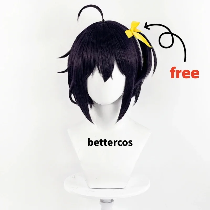 Takanashi Rikka Косплей Аниме Love, Chunibyo & Other Delusions Парик Фиолетовый Черный Термостойкие парики из синтетических волос + шапочка для парика 
Takanashi Rikka Косплей Аниме Love, Chunibyo & Other Delusions Парик Фиолетовый Черный Термостойкие парики из синтетических волос + шапочка для парика