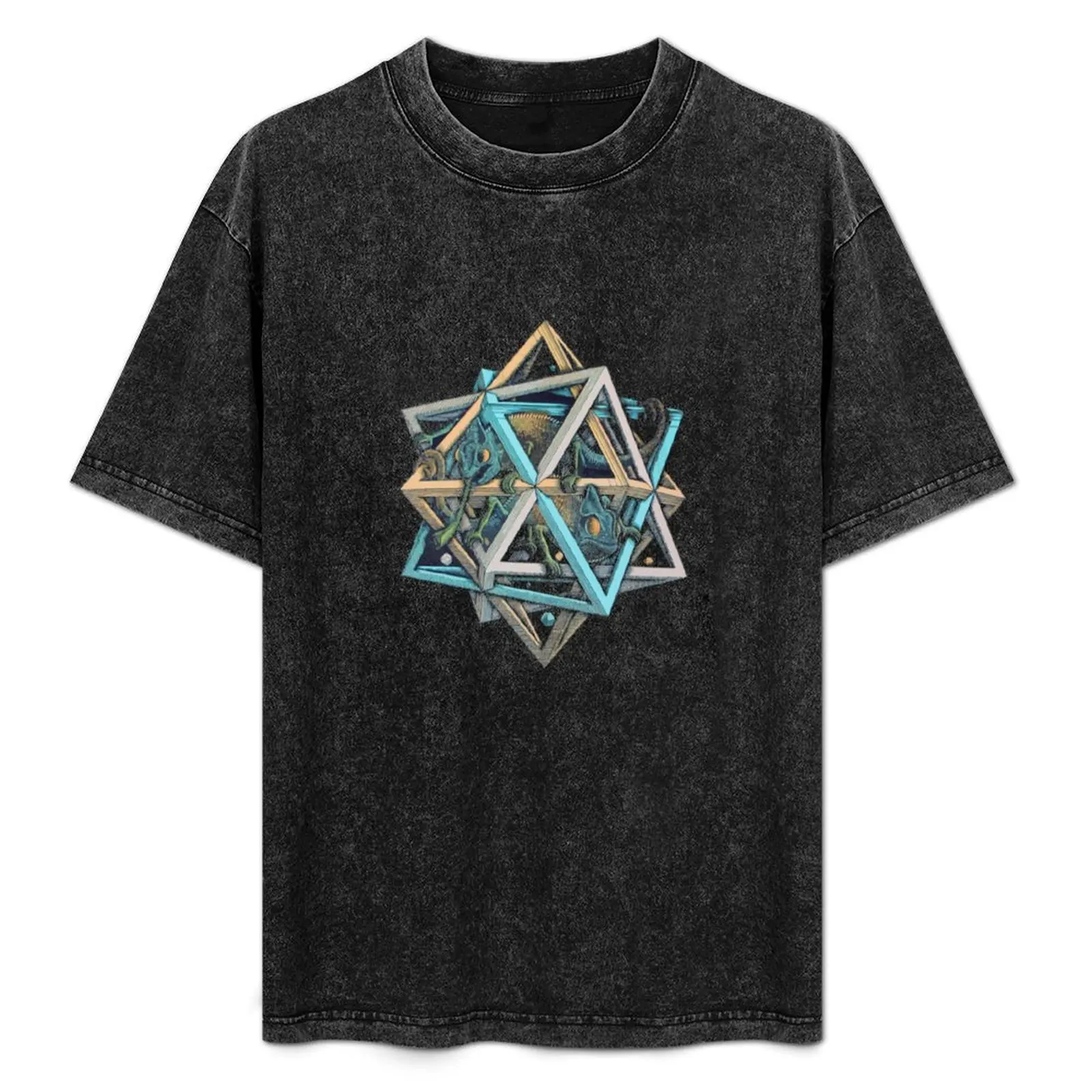 Escher chamaleon T-Shirt Soft Casual Short Sleeve Cotton Tee
Escher chamaleon T-Shirt Soft Casual Short Sleeve Cotton Tee