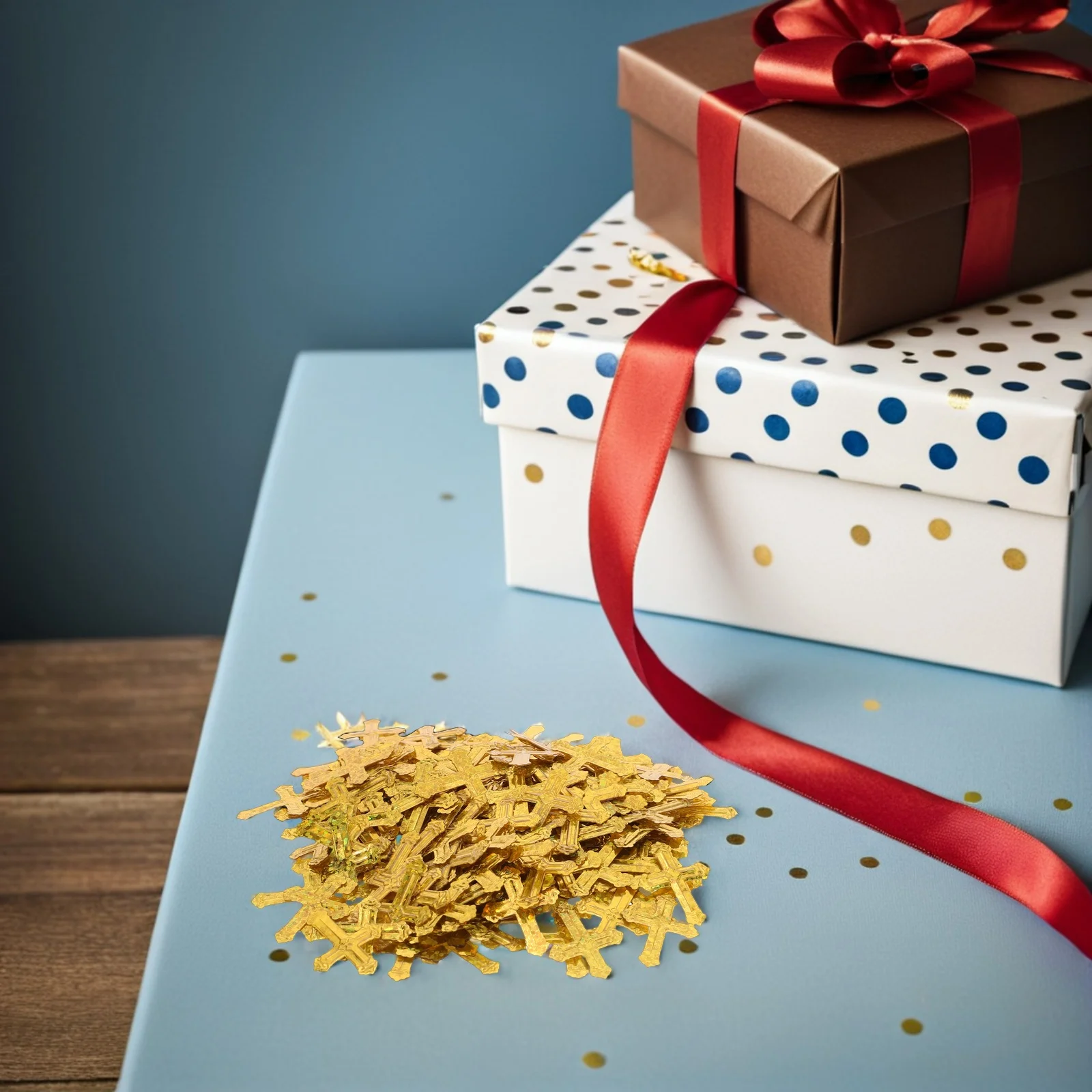 1Pack Cross Table Confetti Sparkling Cross Decoration for Religious Baptism Communion Birthday Wedding Party Golden Confetti
1Pack Cross Table Confetti Sparkling Cross Decoration for Religious Baptism Communion Birthday Wedding Party Golden Confetti