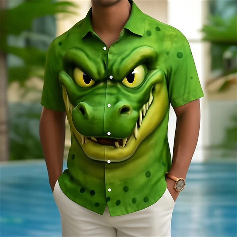 2026 Hawaiian Men's Shirts Funny Animal Face Shirt For Men New Fashion Cartoon Rooster Wolf Face Casual Vintage Harajuku Blouse
2026 Hawaiian Men's Shirts Funny Animal Face Shirt For Men New Fashion Cartoon Rooster Wolf Face Casual Vintage Harajuku Blouse