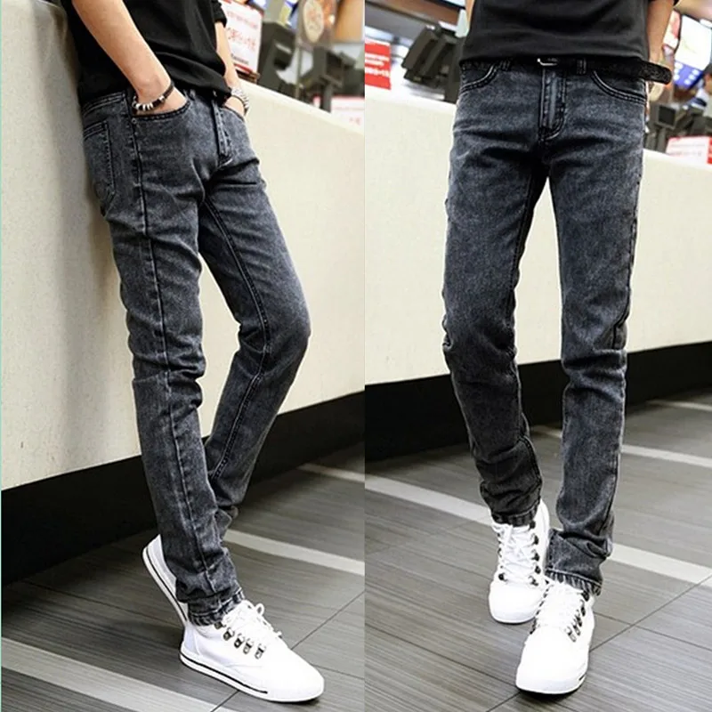 Stretchy Slim Fit Jeans Men's Youthful Sle All-Match Tight Long Trousers Autumn Season Polyester Denim mid Waist Zipper
Stretchy Slim Fit Jeans Men's Youthful Sle All-Match Tight Long Trousers Autumn Season Polyester Denim mid Waist Zipper