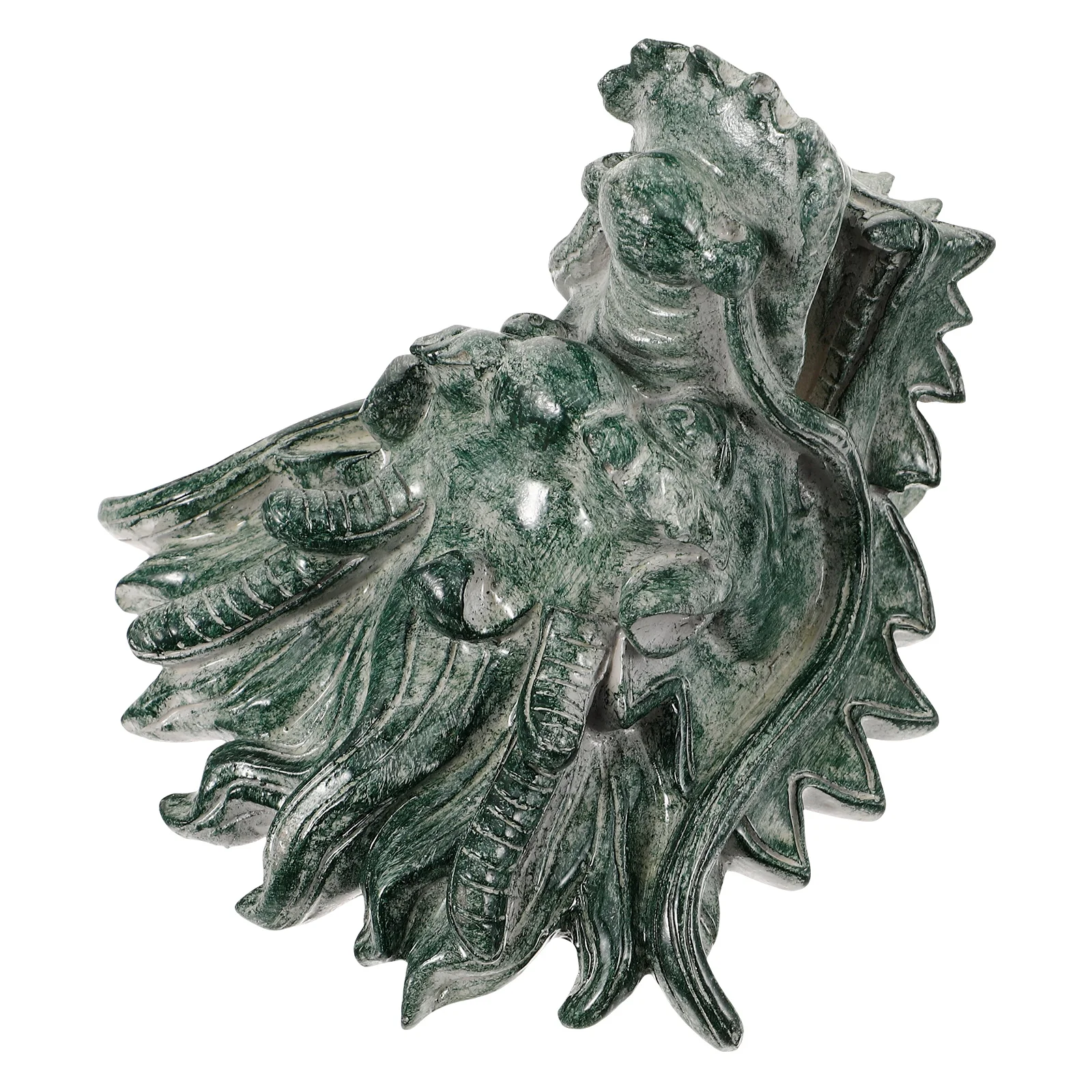 Resin Dragon Head Fountain Outlet 23x22x28mm Ancient Wall Villa Water Feature Decor Pond Spout Landscape
Resin Dragon Head Fountain Outlet 23x22x28mm Ancient Wall Villa Water Feature Decor Pond Spout Landscape