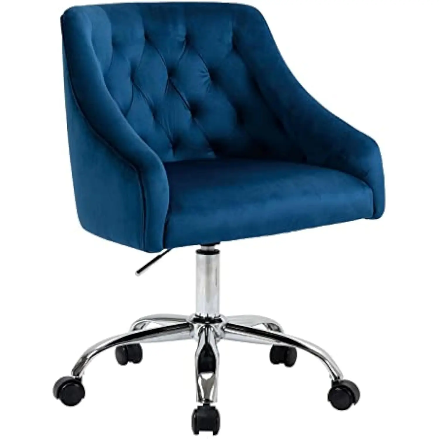 Home Office Desk Chair Modern Velvet Office Computer Chair Height Adjustable Mid-Back Task Chair (Navy Blue)
Home Office Desk Chair Modern Velvet Office Computer Chair Height Adjustable Mid-Back Task Chair (Navy Blue)