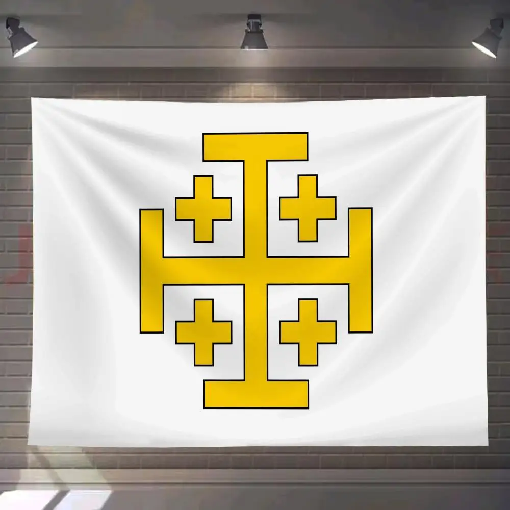 Jerusalem Cross Five-Fold Cross Tapestry Custom Living Bedroom Party Dormitory Interior Wall Bohemian Decoration Attached Clip
Jerusalem Cross Five-Fold Cross Tapestry Custom Living Bedroom Party Dormitory Interior Wall Bohemian Decoration Attached Clip