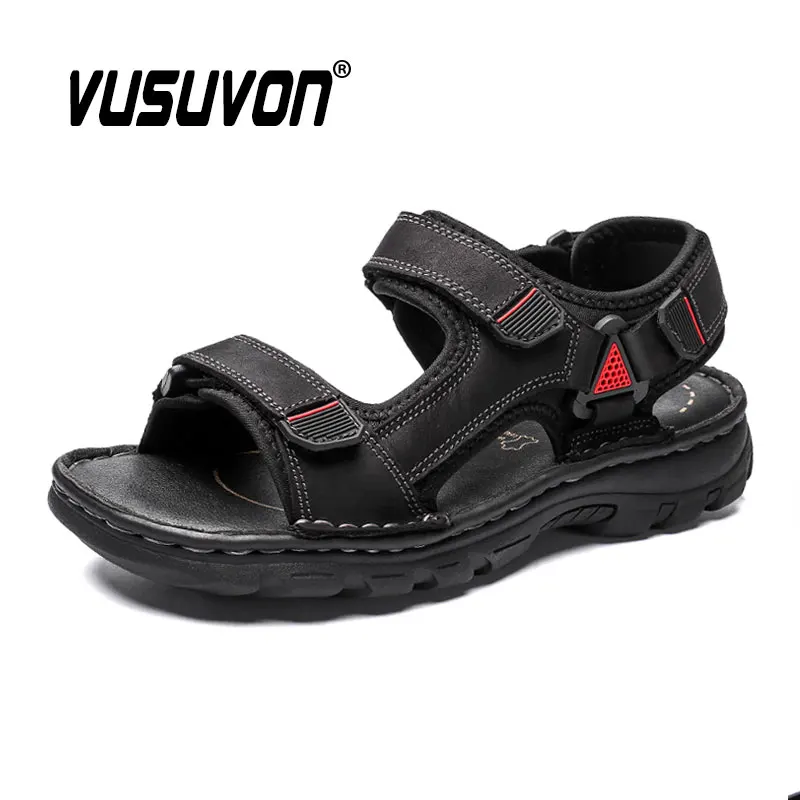Brand Classic Mens Sandals Summer Genuine Leather Water Outdoor Casual Lightweight Flats Fashion Beach Sneakers Size 38-48
Brand Classic Mens Sandals Summer Genuine Leather Water Outdoor Casual Lightweight Flats Fashion Beach Sneakers Size 38-48