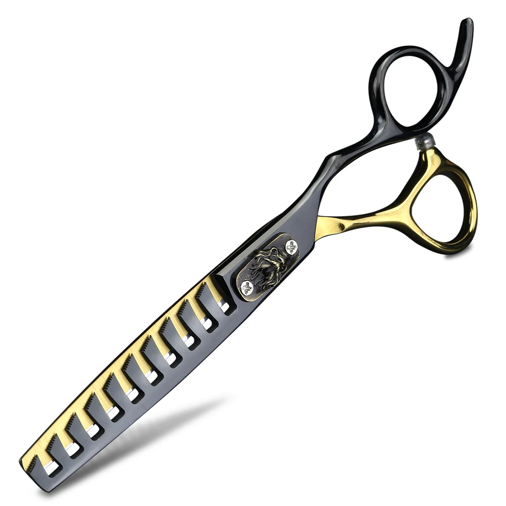 6-inch black and gold hair scissors 9CR18 steel barber with various specifications thinning scissors
6-inch black and gold hair scissors 9CR18 steel barber with various specifications thinning scissors
