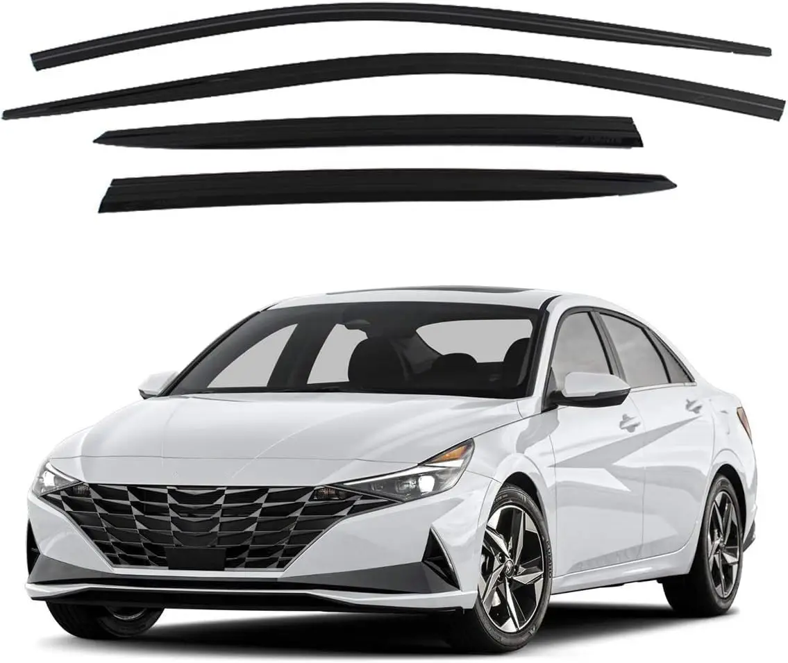 Дефлекторы окон (ветровики) для Hyundai Elantra 2021 года выпуска и новее, комплект из 4 штук, защита от дождя и солнца, улучшение внешнего вида и защиты автомобиля
Дефлекторы окон (ветровики) для Hyundai Elantra 2021 года выпуска и новее, комплект из 4 штук, защита от дождя и солнца, улучшение внешнего вида и защиты автомобиля