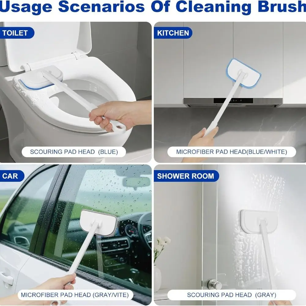Ergonomic Long Handle Tub Brush Scrubber Deep-Clean Versatile Tile Scrubbers No-Scratch Grout Cleaner Home
Ergonomic Long Handle Tub Brush Scrubber Deep-Clean Versatile Tile Scrubbers No-Scratch Grout Cleaner Home